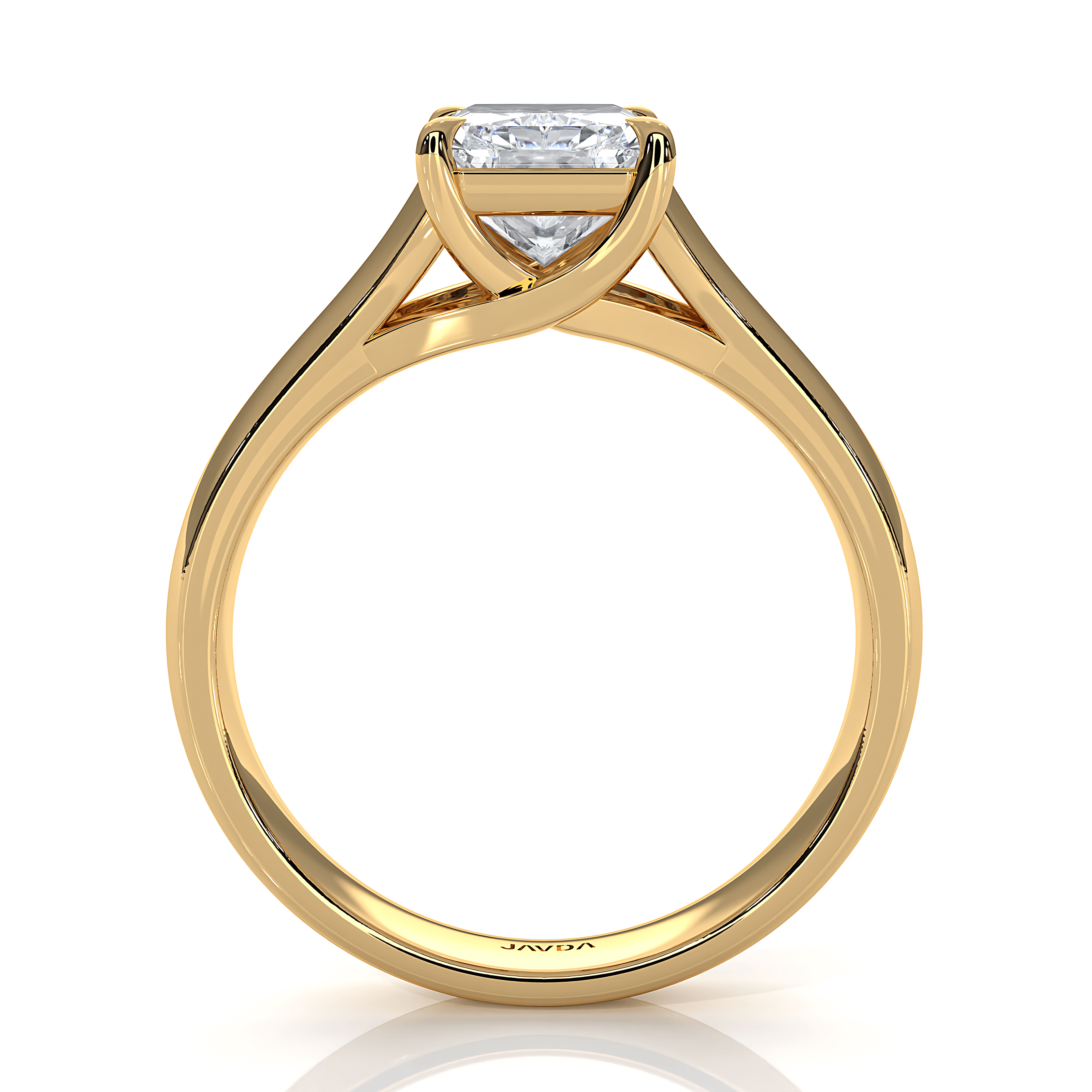 5g Trellis Solitaire Lab Grown Diamond IGI Certified Engagement 5.5mm Ring 1.00 Ctw.