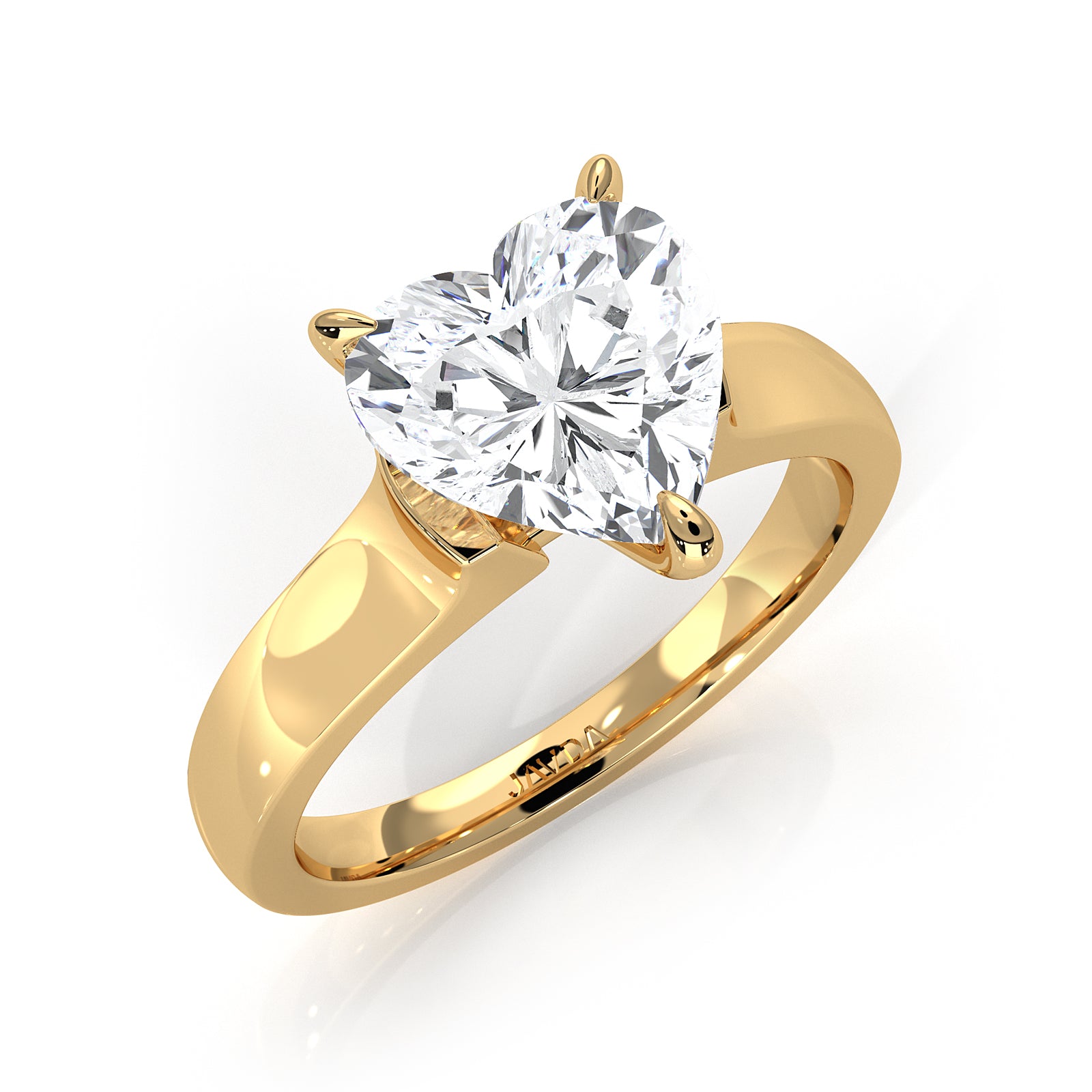 7g Contour Dome Solitaire Lab Grown Diamond IGI Certified Engagement Ring 5mm 1.00 Ctw.