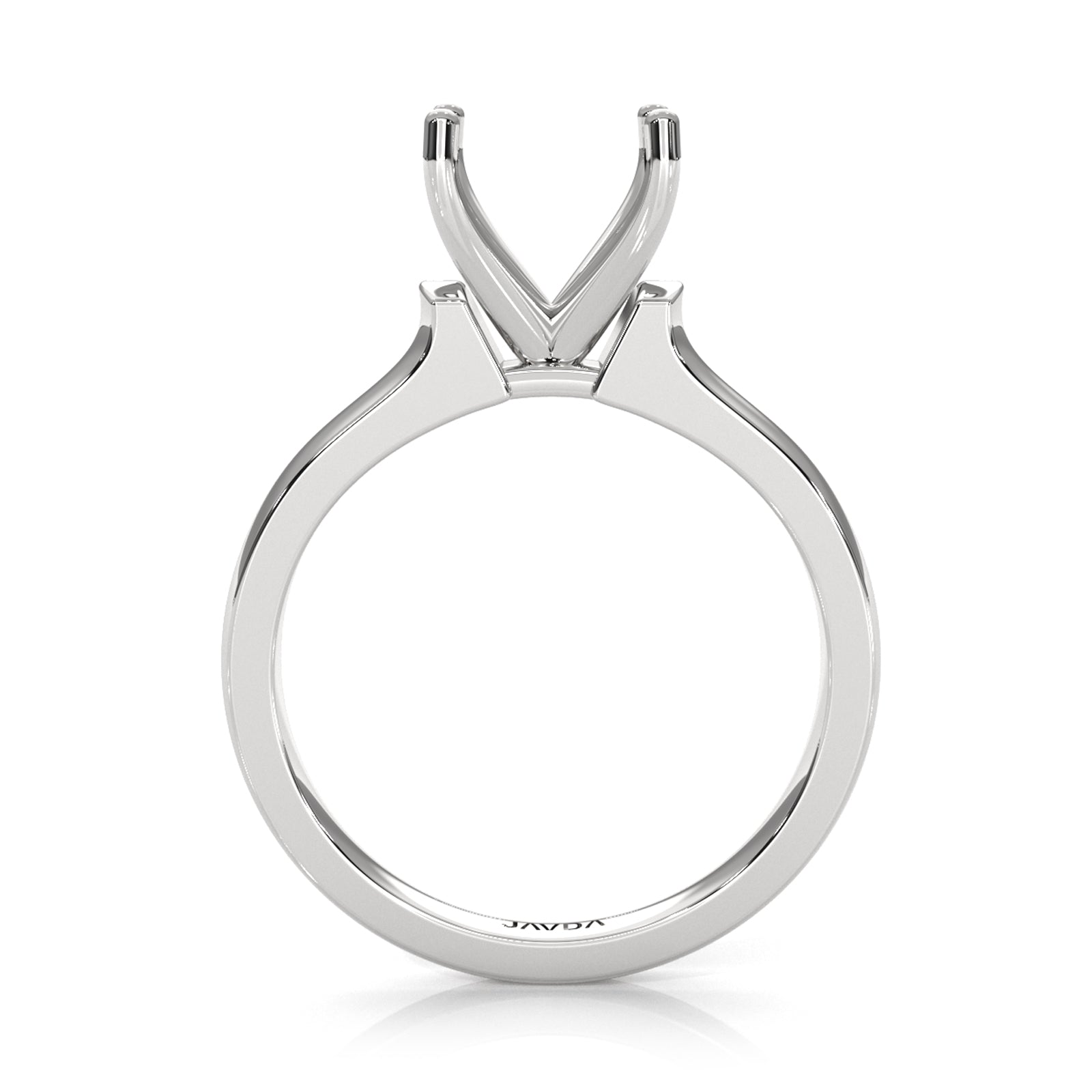 7g Contour Semi Mount Dome Solitaire Engagement Ring Setting 5mm