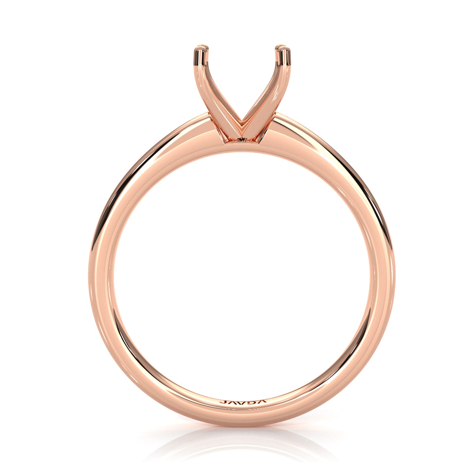 5g Solitaire Style Semi Mount Engagement Ring Setting 3mm