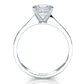 3g Lab Grown Diamond Tapper Solitaire IGI Certified Engagement Ring Setting 2mm 1.00 Ctw.