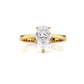 3g Lab Grown Diamond Tapper Solitaire IGI Certified Engagement Ring Setting 2mm 1.00 Ctw.