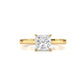 3g Lab Grown Diamond Tapper Solitaire IGI Certified Engagement Ring Setting 2mm 1.00 Ctw.