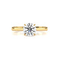 3g Lab Grown Diamond Tapper Solitaire IGI Certified Engagement Ring Setting 2mm 1.00 Ctw.
