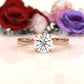 3g Lab Grown Diamond Tapper Solitaire IGI Certified Engagement Ring Setting 2mm 1.00 Ctw.