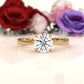 3g Lab Grown Diamond Tapper Solitaire IGI Certified Engagement Ring Setting 2mm 1.00 Ctw.