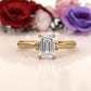 4.2g Ridged Solitaire Prong Set Lab Grown Diamond Engagement Ring IGI Certified 2.6mm 1.00 Ctw.