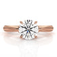 4.2g Ridged Solitaire Prong Set Lab Grown Diamond Engagement Ring IGI Certified 2.6mm 1.00 Ctw.