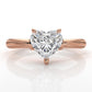 4.2g Ridged Solitaire Prong Set Lab Grown Diamond Engagement Ring IGI Certified 2.6mm 1.00 Ctw.