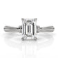 4.2g Ridged Solitaire Prong Set Lab Grown Diamond Engagement Ring IGI Certified 2.6mm 1.00 Ctw.