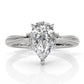 4.2g Ridged Solitaire Prong Set Lab Grown Diamond Engagement Ring IGI Certified 2.6mm 1.00 Ctw.