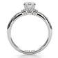 4.2g Ridged Solitaire Prong Set Lab Grown Diamond Engagement Ring IGI Certified 2.6mm 1.00 Ctw.