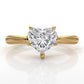 4.2g Ridged Solitaire Prong Set Lab Grown Diamond Engagement Ring IGI Certified 2.6mm 1.00 Ctw.
