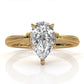 4.2g Ridged Solitaire Prong Set Lab Grown Diamond Engagement Ring IGI Certified 2.6mm 1.00 Ctw.