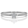 Minimalist Cluster Star Round Lab Diamond Fashionable Ring 0.02ctw.