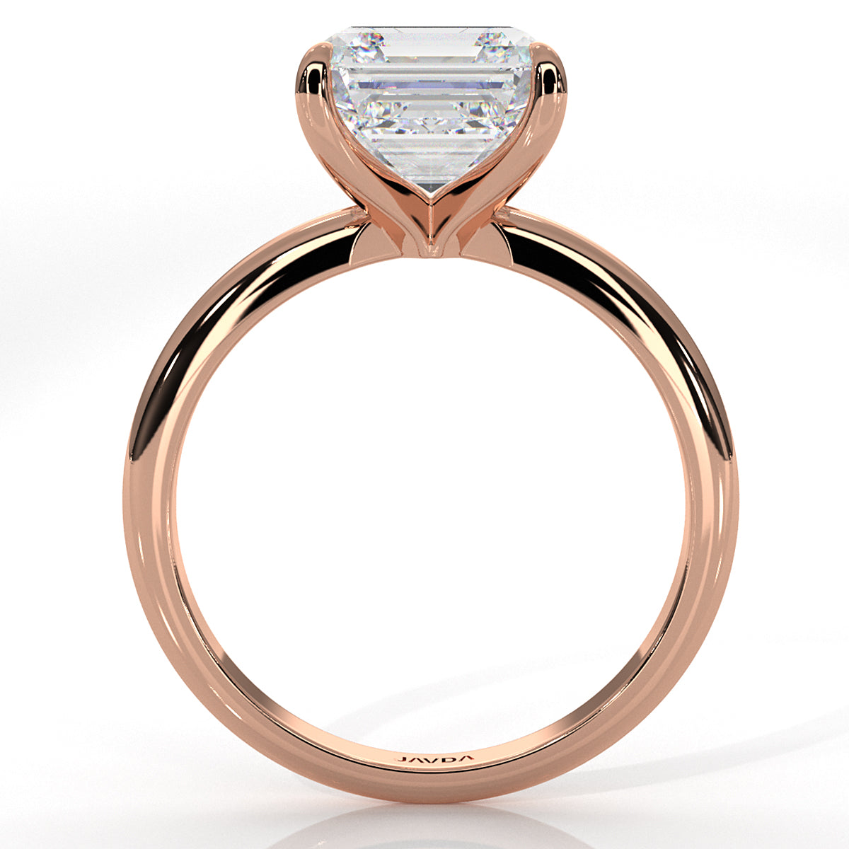 4g Knife Edge Solitaire Lab Grown Diamond Engagement Ring 2.5mm IGI Certified 3.00 Ctw.