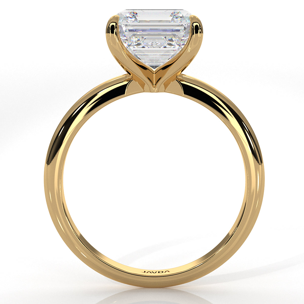 4g Knife Edge Solitaire Lab Grown Diamond Engagement Ring 2.5mm IGI Certified 3.00 Ctw.