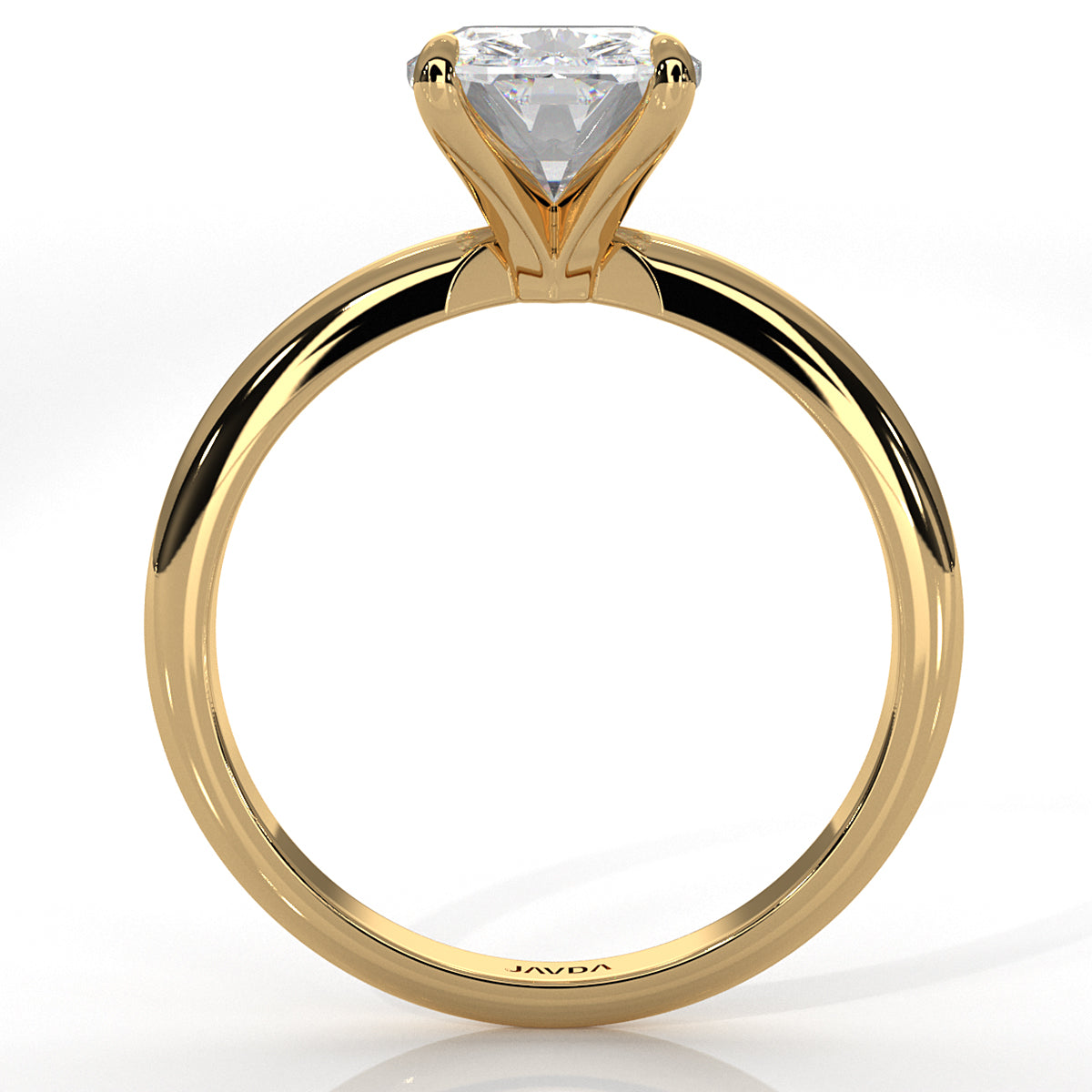 4g Knife Edge Solitaire Lab Grown Diamond Engagement Ring 2.5mm IGI Certified 3.00 Ctw.