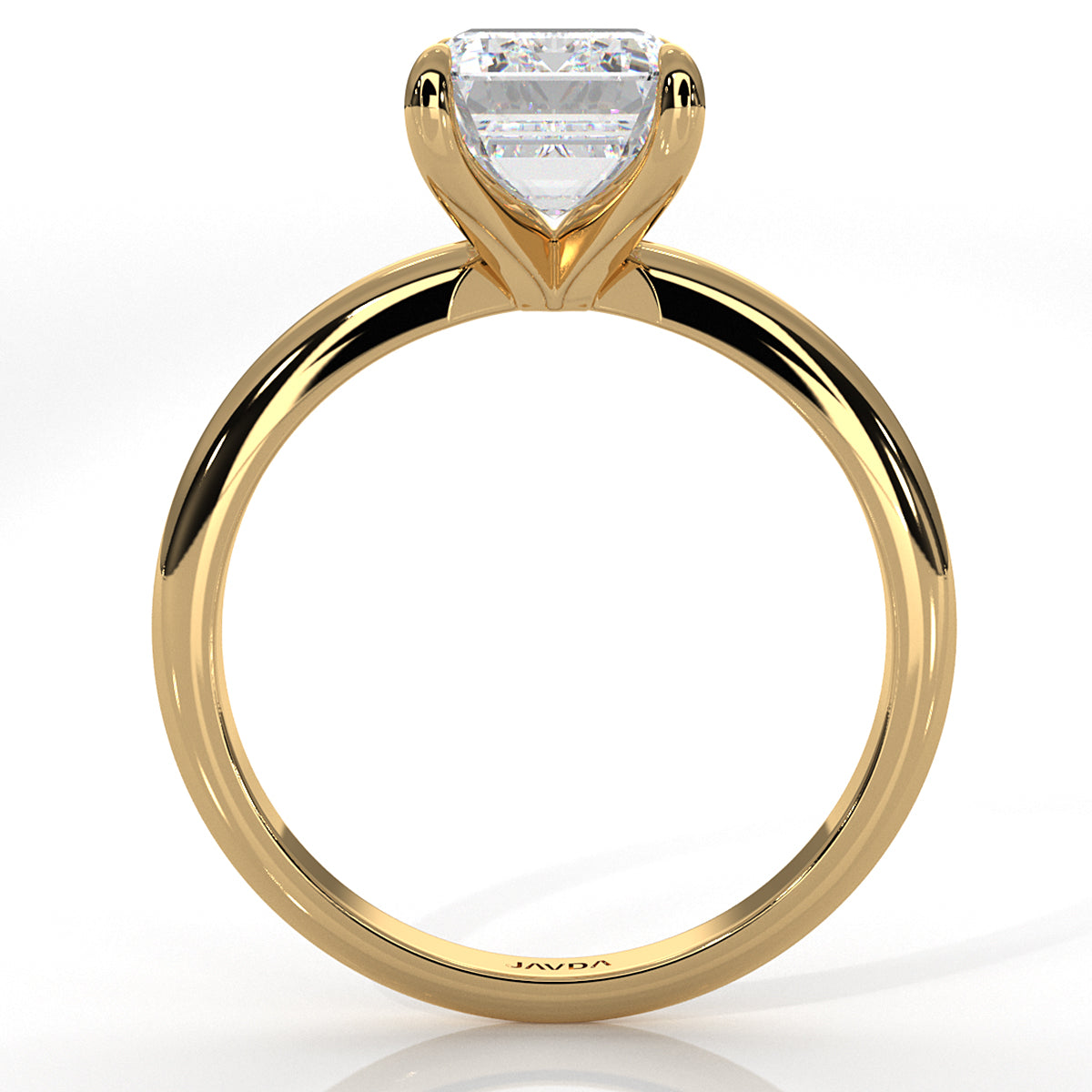 4g Knife Edge Solitaire Lab Grown Diamond Engagement Ring 2.5mm IGI Certified 3.00 Ctw.