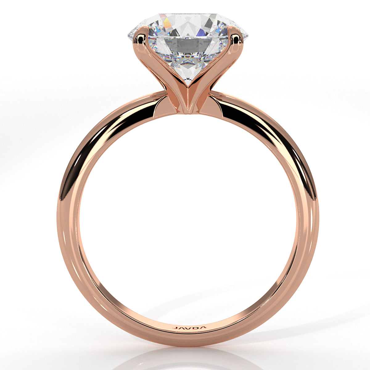 4g Knife Edge Solitaire Lab Grown Diamond Engagement Ring 2.5mm IGI Certified