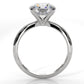 4g Knife Edge Solitaire Lab Grown Diamond Engagement Ring 2.5mm IGI Certified