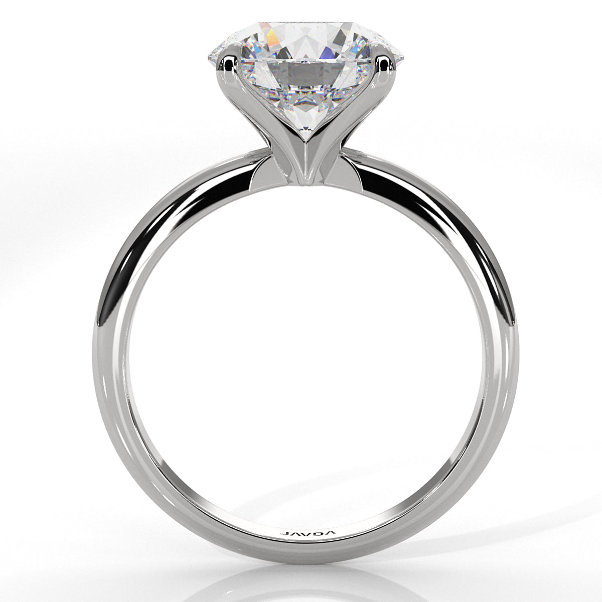 4g Knife Edge Solitaire Lab Grown Diamond Engagement Ring 2.5mm IGI Certified