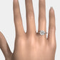 4g Knife Edge Solitaire Lab Grown Diamond Engagement Ring 2.5mm IGI Certified