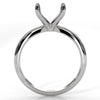 3g Claw Prong Set Solitaire Semi Mount Engagement Ring 2.2mm