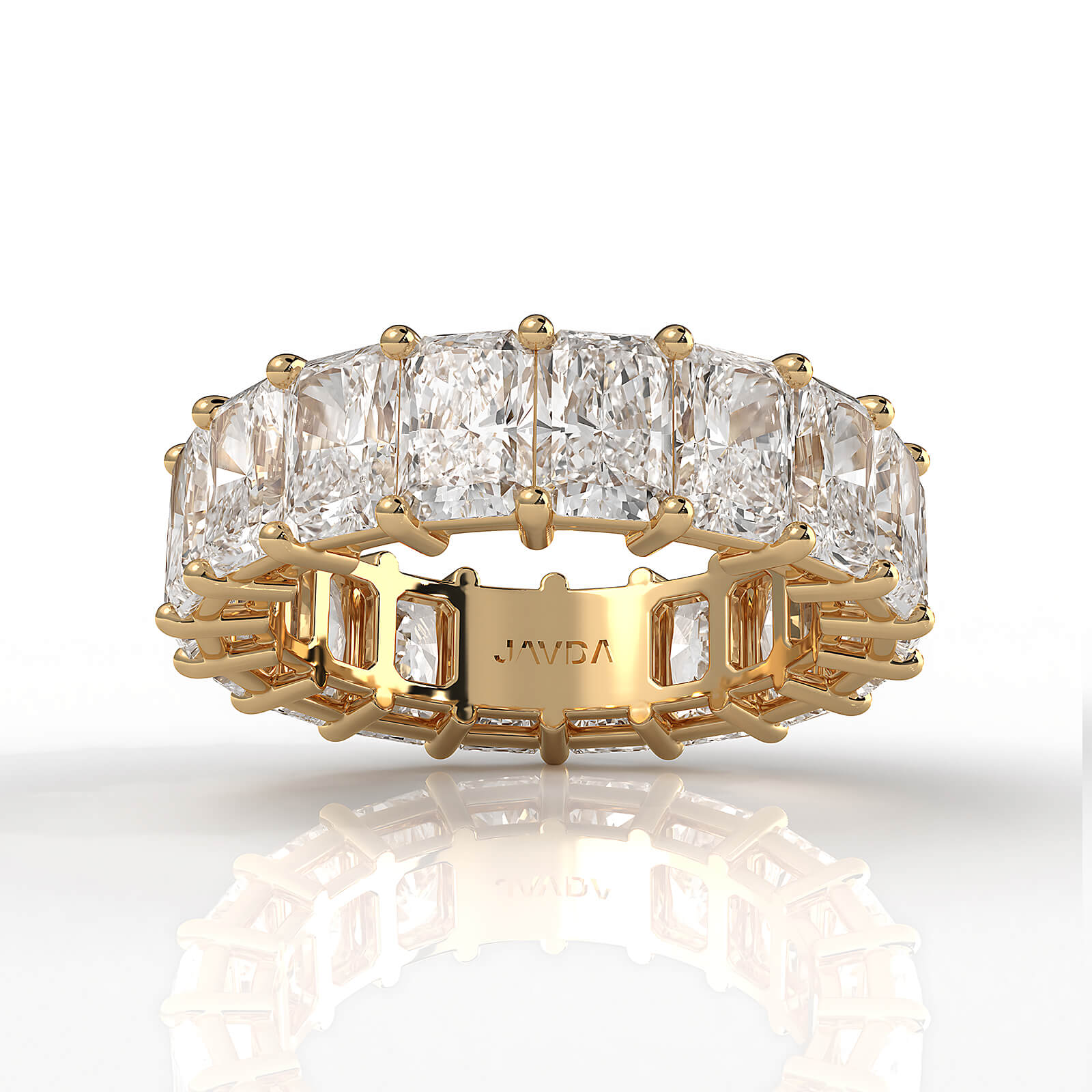 Radiant Lab Diamond Shared Prong Women Eternity Wedding Band 5.5 mm 8.50ctw.