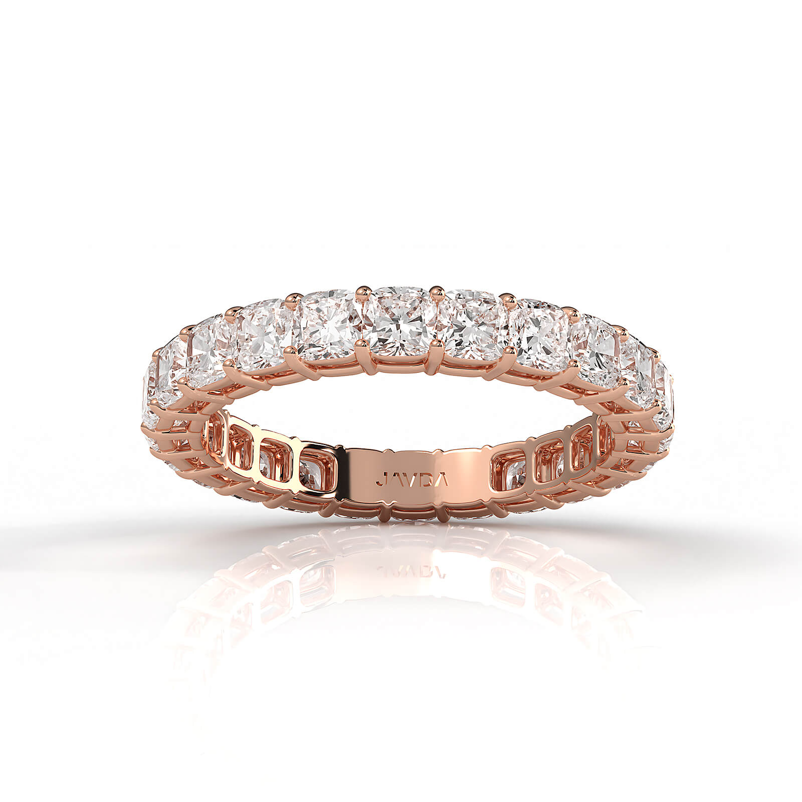 Women's Eternity Wedding Band Cushion Lab Diamond Shared Prong 2.75 mm 2.70ctw.