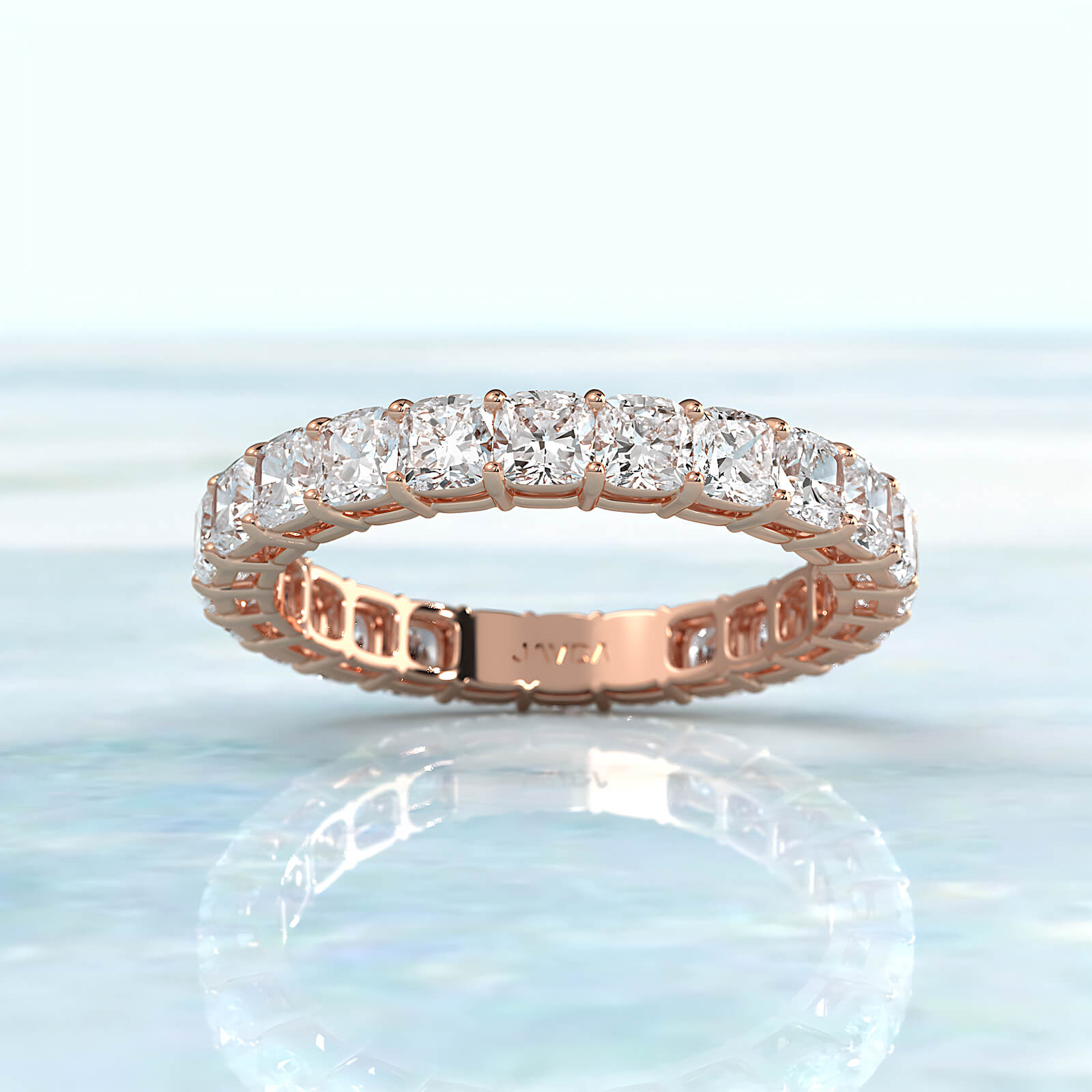 Women's Eternity Wedding Band Cushion Lab Diamond Shared Prong 2.75 mm 2.70ctw.