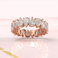 Pear Lab Diamond Women's Eternity Shared Prong Wedding Band 5 mm 3.80ctw.