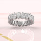 Pear Lab Diamond Women's Eternity Shared Prong Wedding Band 5 mm 3.80ctw.