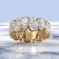 Shared Prong Pear Lab Diamond Women's Eternity Wedding Band 7 mm 8ctw.