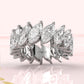 Shared Prong Eternity Marquise Lab Diamond Women's Wedding Band 8.5 mm 7.5ctw.