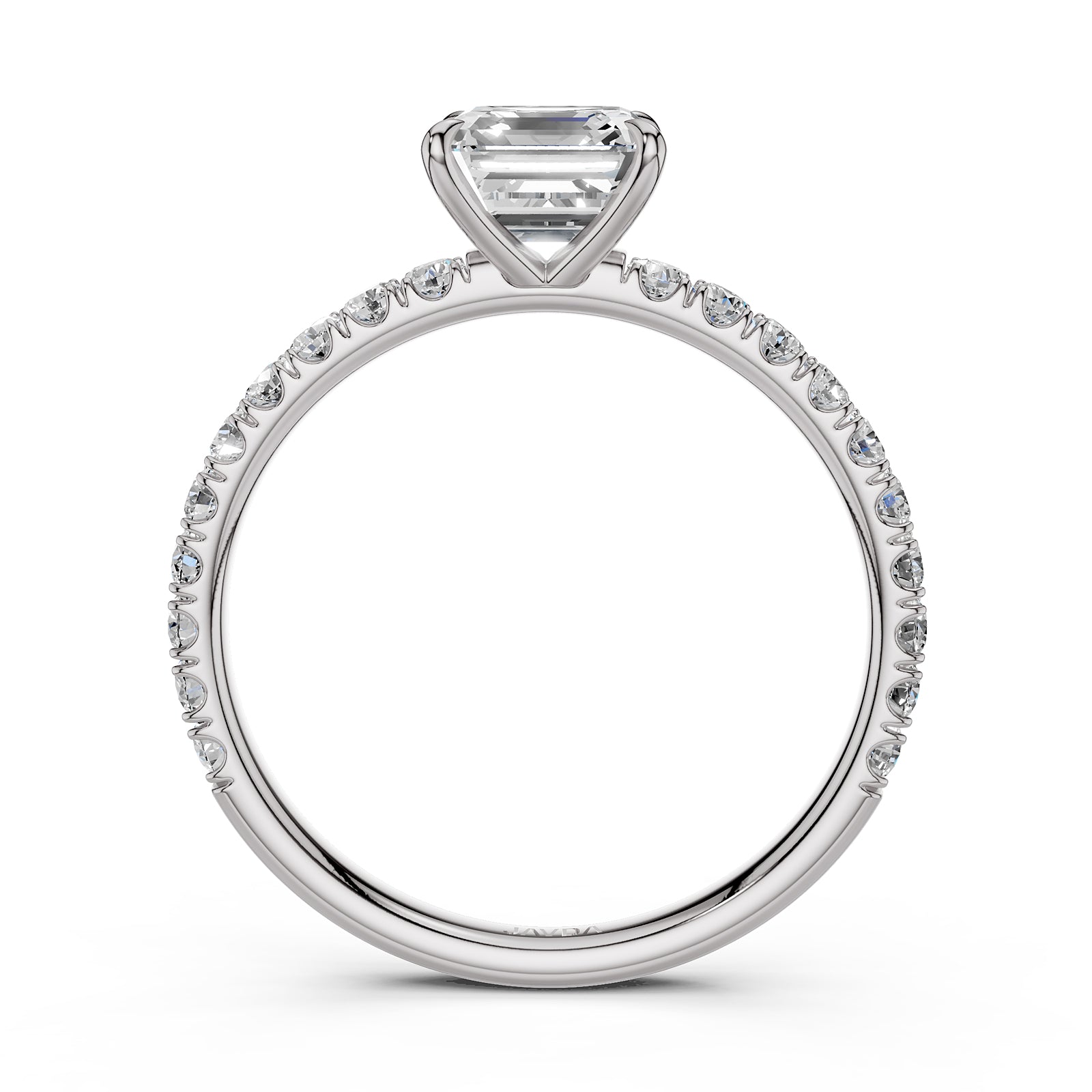 Round Lab Grown Diamond Engagement Prong Setting Ring IGI Certified 1.47 Ctw.