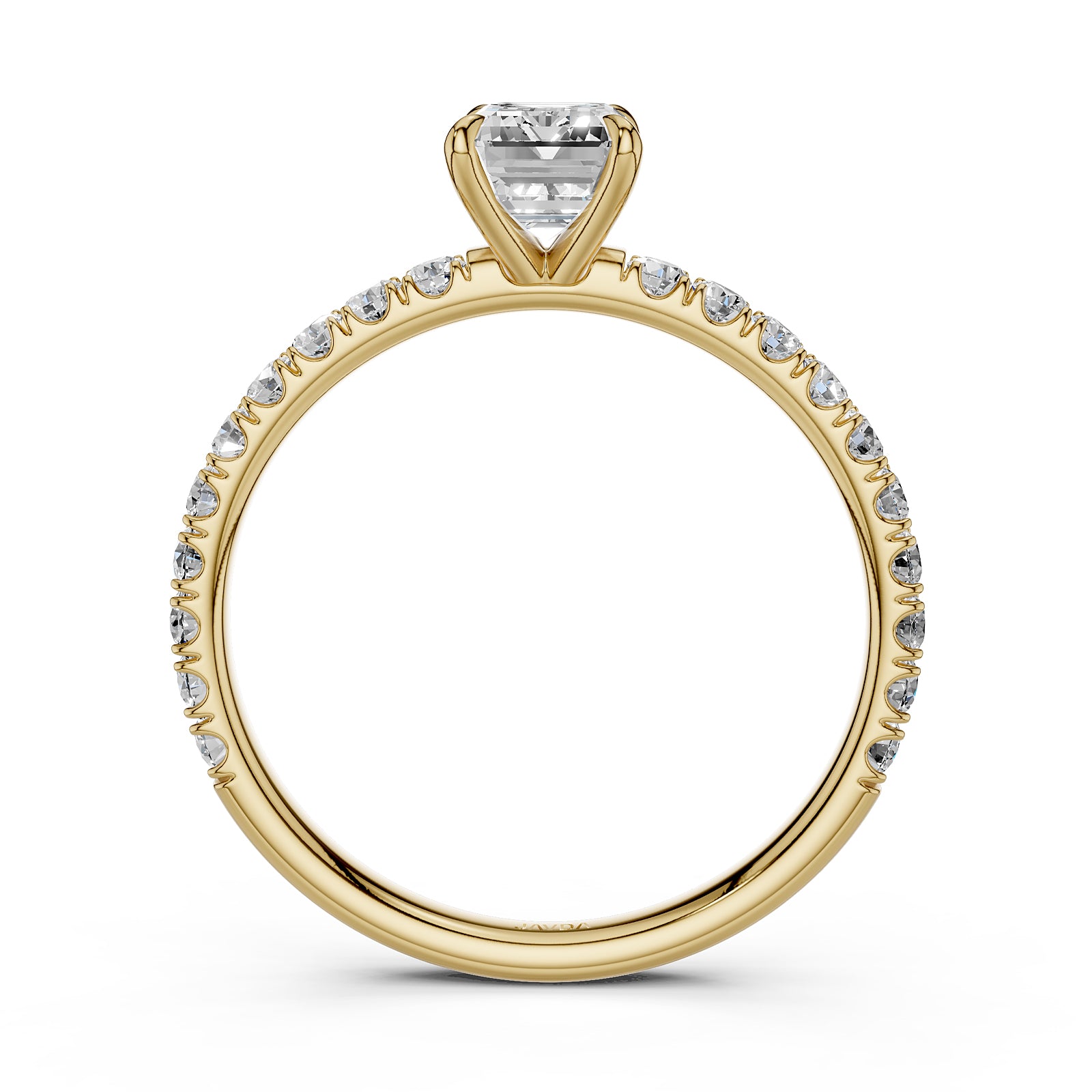 Round Lab Grown Diamond Engagement Prong Setting Ring IGI Certified 1.47 Ctw.