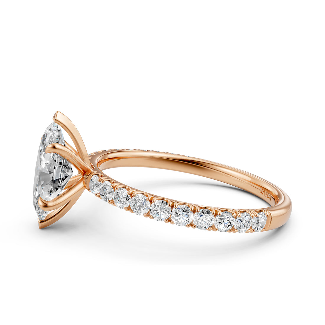 Round Lab Grown Diamond Engagement Prong Setting Ring IGI Certified 1.47 Ctw.
