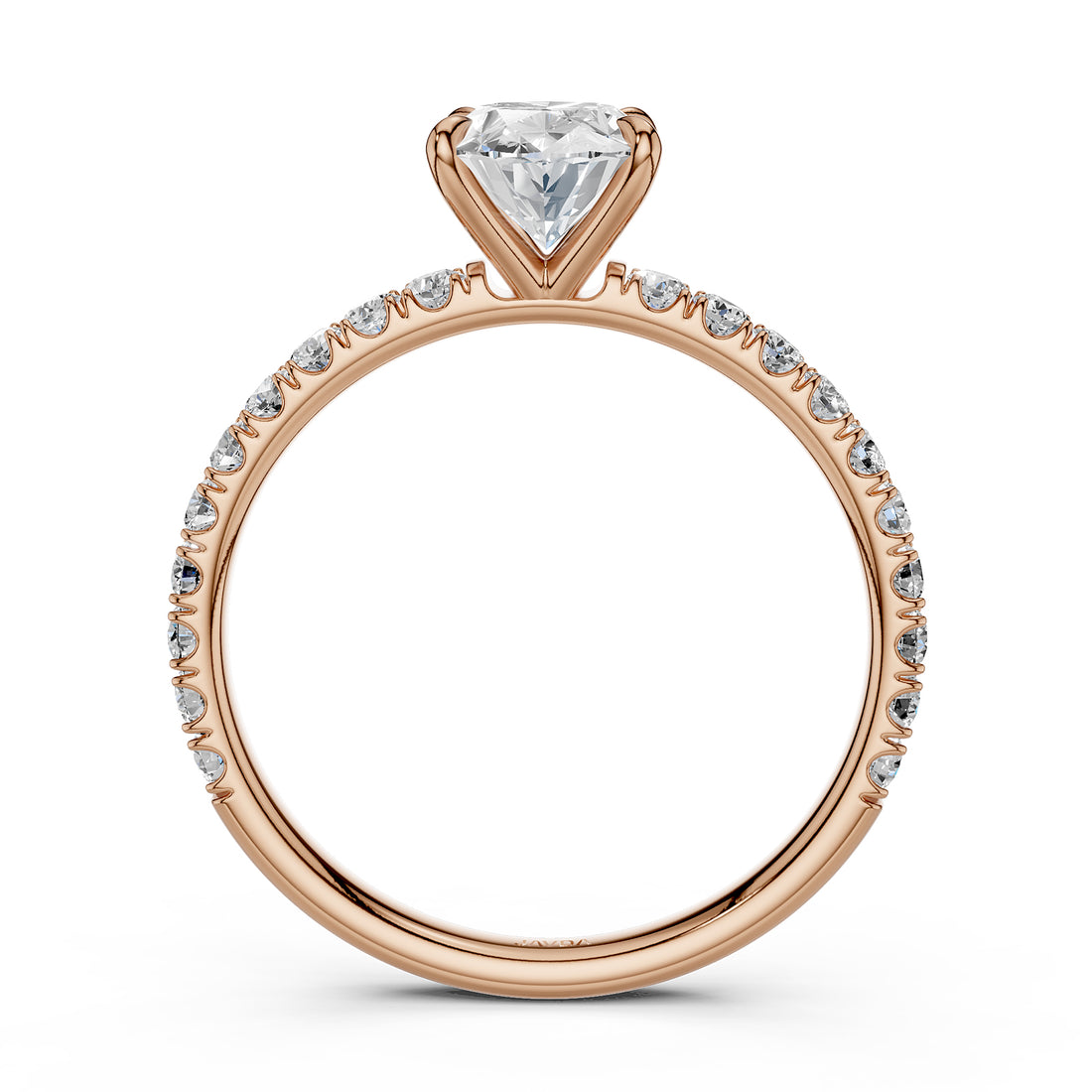 Round Lab Grown Diamond Engagement Prong Setting Ring IGI Certified 1.47 Ctw.