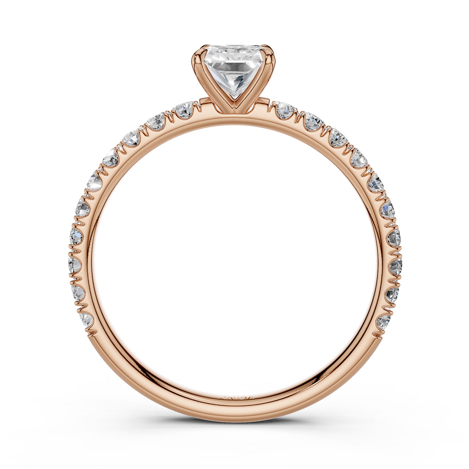 Round Lab Grown Diamond Engagement Prong Setting Ring IGI Certified 1.47 Ctw.