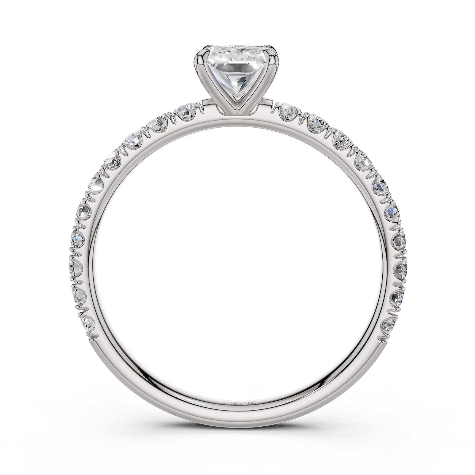 Round Lab Grown Diamond Engagement Prong Setting Ring IGI Certified 1.47 Ctw.