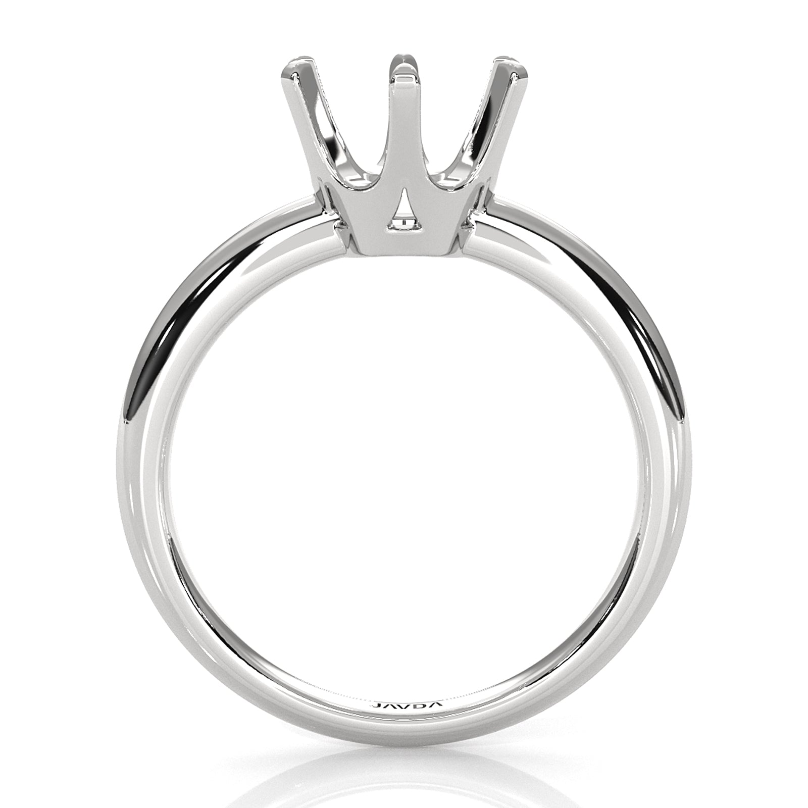 4g Six Prong Set Semi Mount Engagement Solitaire Ring Setting