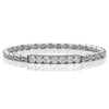 Sleek And Slim Twisted Rope Design Round Lab Diamond Wedding Ring 0.04ctw.