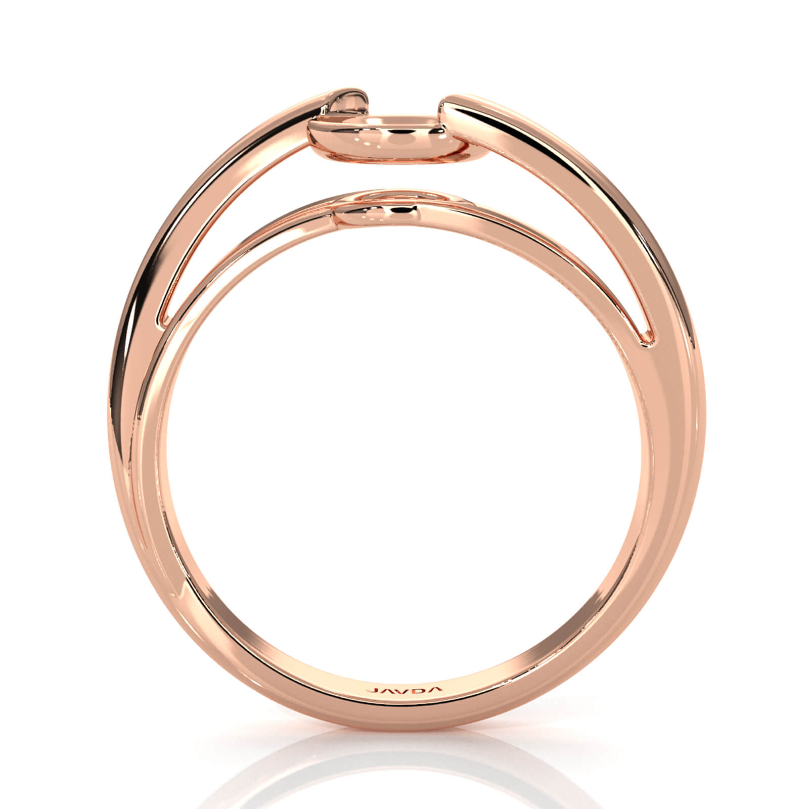 7g Classic Solitaire Style Semi Mount Engagement Bezel Setting Ring