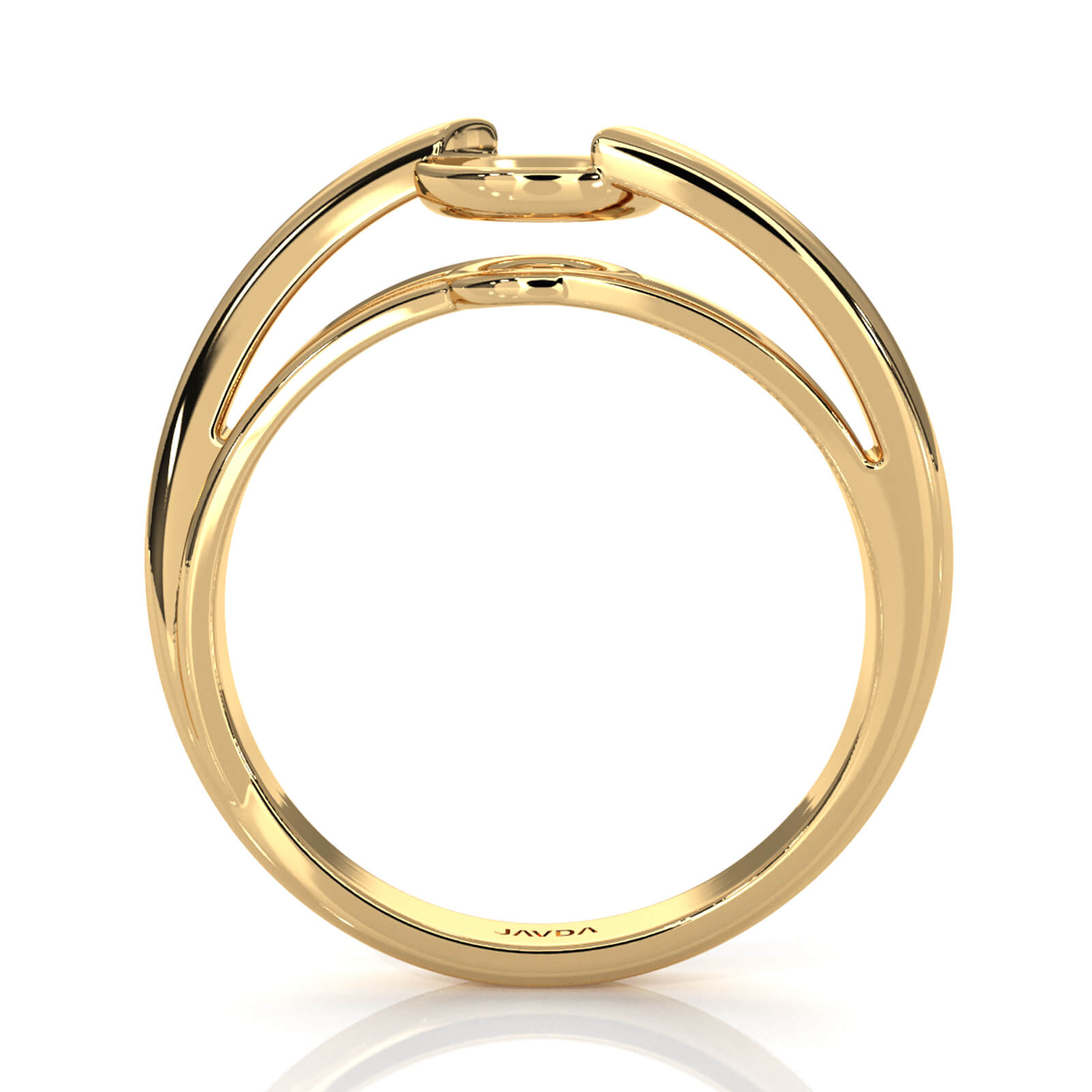 7g Classic Solitaire Style Semi Mount Engagement Bezel Setting Ring