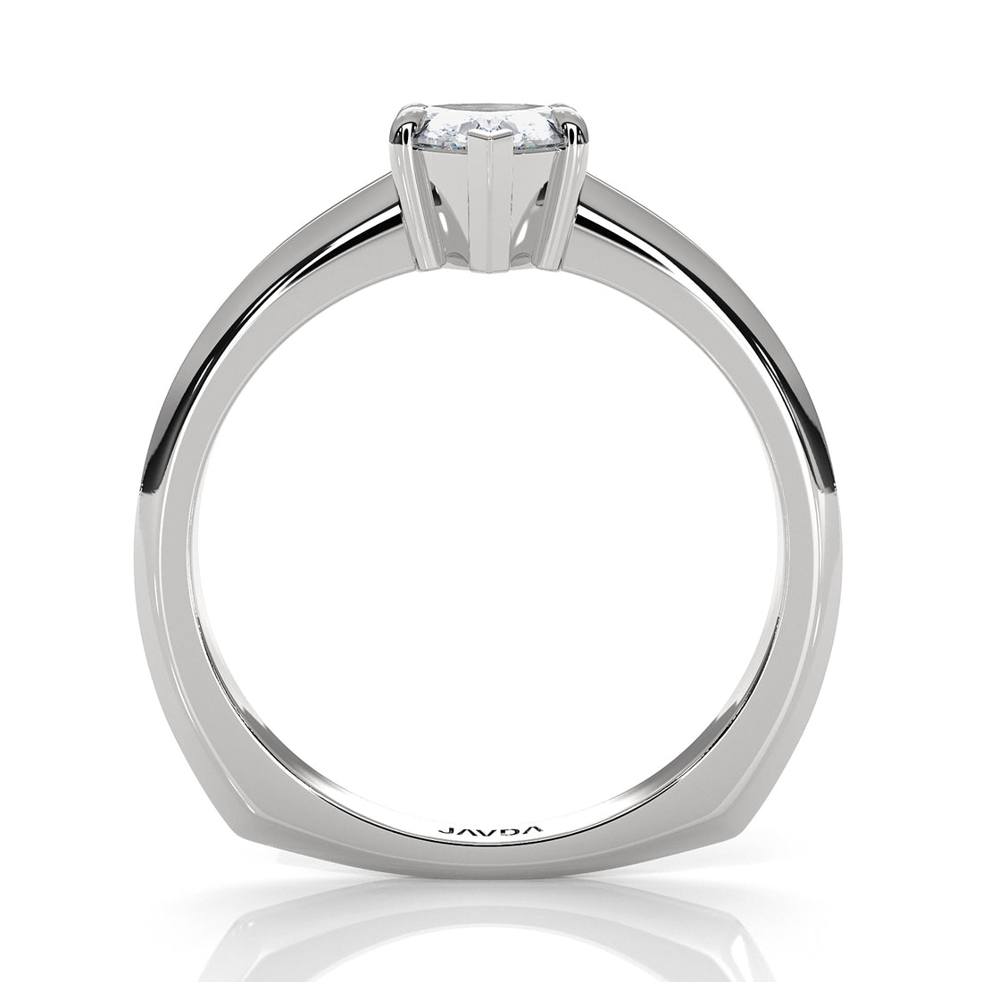 6.5g Lab Grown Solitaire Diamond European Shank Engagement Ring Setting IGI Certified 1.00 Ctw.