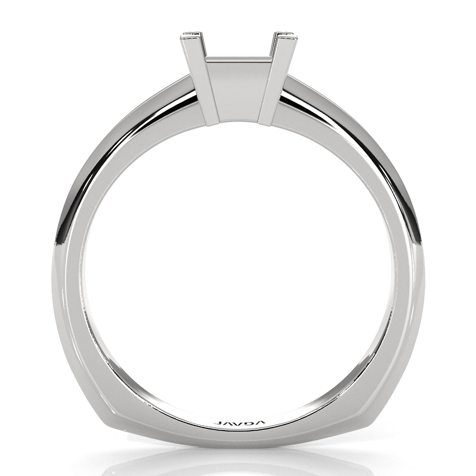 Solitaire Style Prong Set Semi Mount Engagement Ring Setting