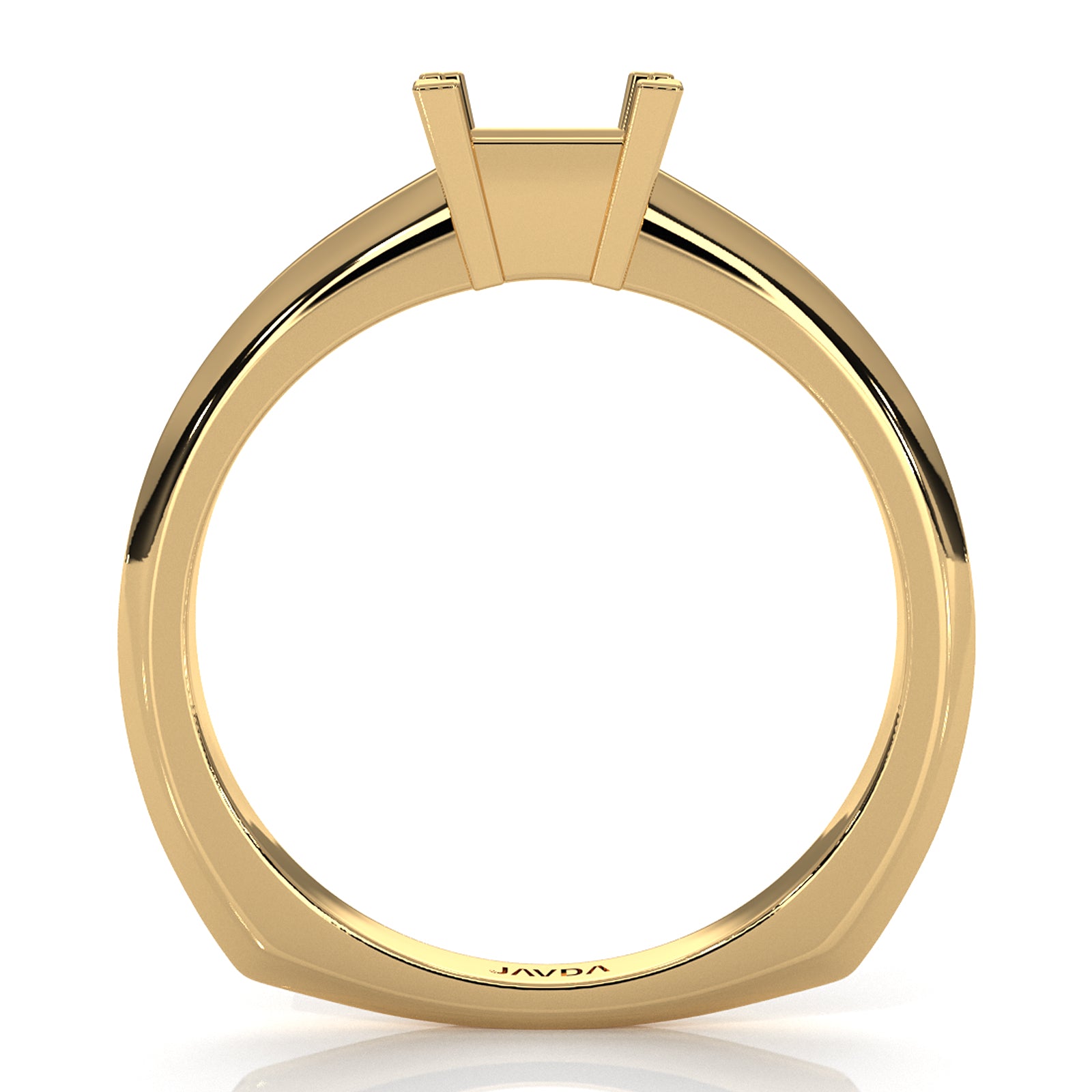 Solitaire Style Prong Set Semi Mount Engagement Ring Setting