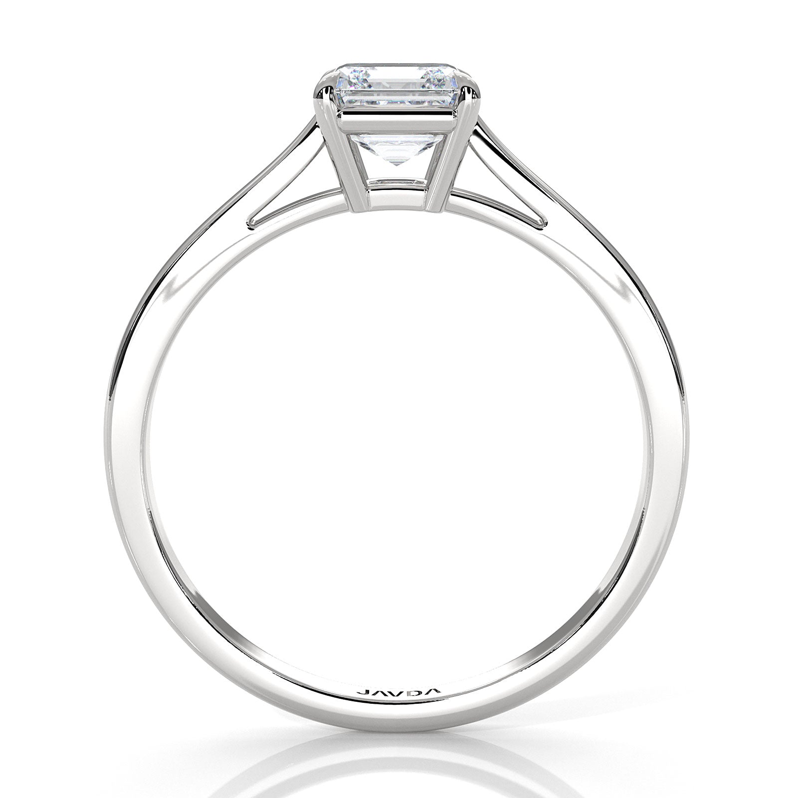 4g Lab Grown Round Diamond Solitaire Engagement 4 Prong Setting Ring IGI Certified 1.00 Ctw.