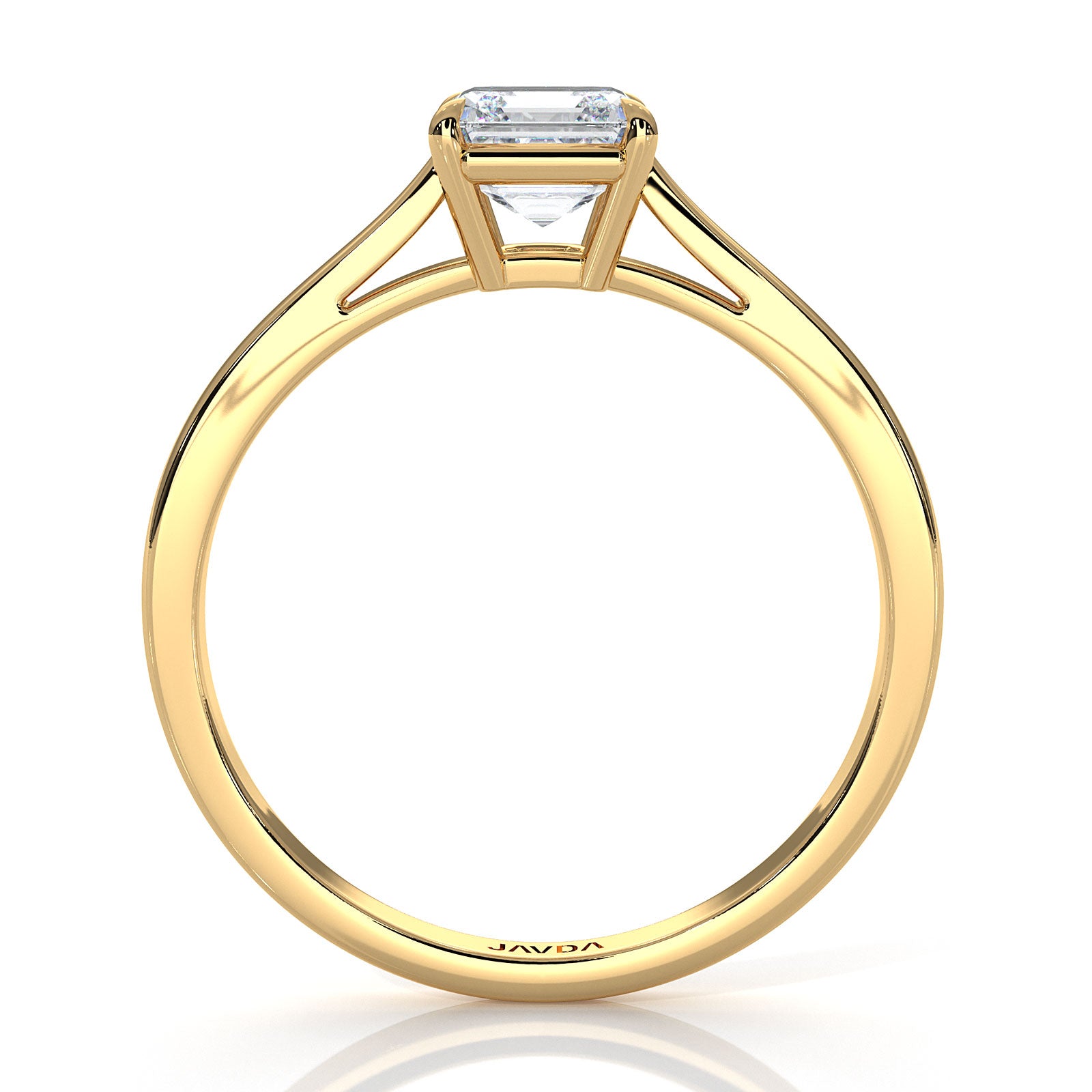 4g Lab Grown Round Diamond Solitaire Engagement 4 Prong Setting Ring IGI Certified 1.00 Ctw.